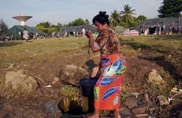 Provide clean water to Indonesian survivors