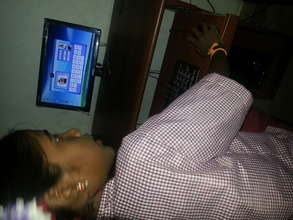 Child working on computer