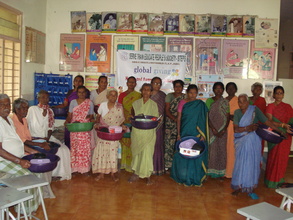 Dr.Prameelamma Project Leader with LF patients