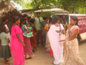 Dengue fever awareness camp in slum