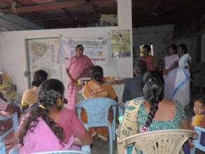 Health awareness camp in slum
