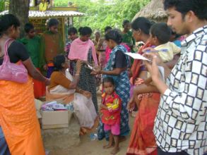Health camp in slum