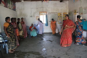 One of the community meetings