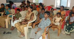 The HIV children and their parents