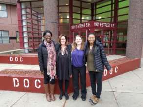 Author Patricia McCormick with FM staff