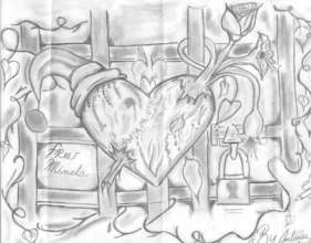 Artwork by Free Minds member Antoine