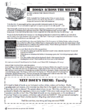 The Books Across the Miles page in our newsletter