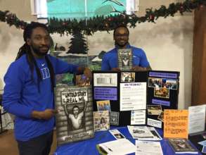 FM members Juan and Phil with the literary journal