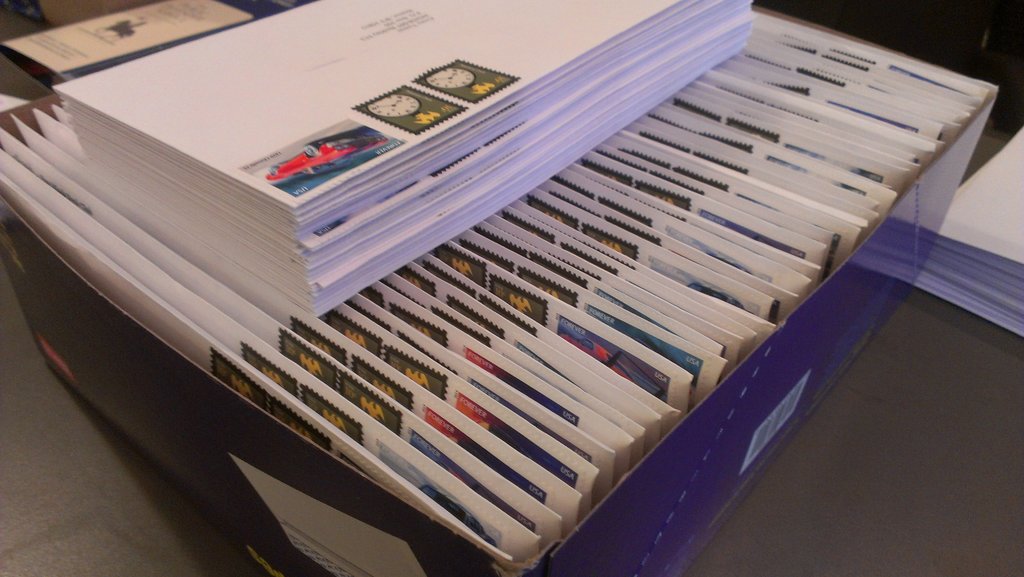 The Connect newsletter, ready to be mailed!