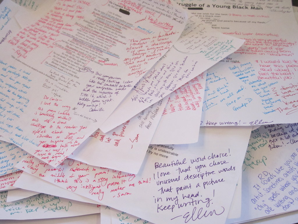 Write Night poems with feedback from supporters