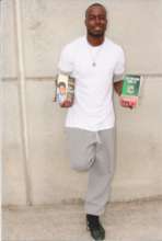 Wayne (in federal prison) with his favorite books