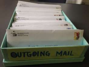 Letters on the way to members in federal prisons