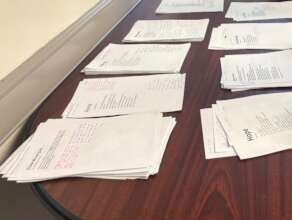 Volunteers mail feedback to incarcerated poets