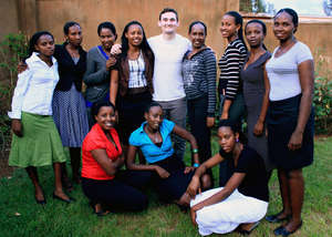 Young women from the Ester Home with TNHF ED
