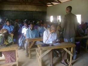 Daniel Mwenda Addressing Our Mauni Group