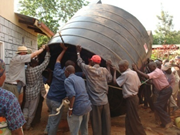It Takes A Village To Install A Cistern