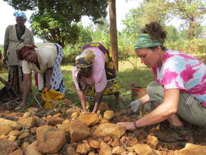 Stones are needed to secure water tanks