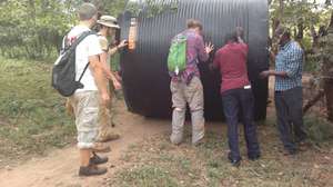 UWSP Students and Community Install Water Tanks
