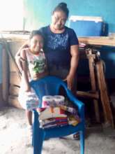 Little Rosaura recuperated nicely with Grandma