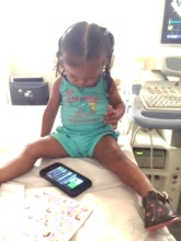 Song on Dr's phone calms Britany's fears