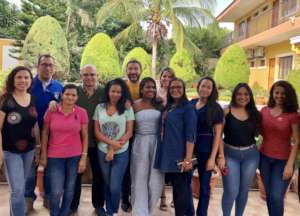 Colombian team gathers for photo