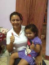 Little patient a year after her surgery