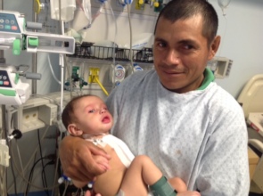 Baby BB visiting with his doctor