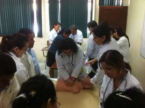 Local Doctors Practice Basic Life Support