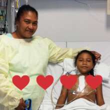 Rosaura is feeling better, grandmother is there