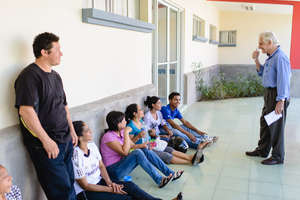 Philippe Lerch Speaking with Children's Parents