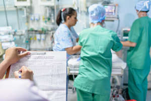 Working in the busy  ICU
