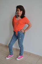 Sara is now ready for the catwalk!