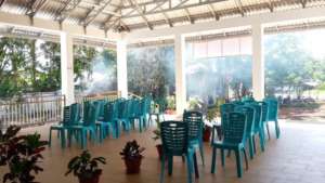 The beautiful new waiting area