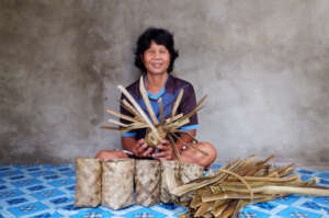 Weaving and eco-polybag for reforestation