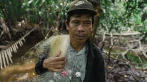 Pak Karim, Penjalaan Village, Indonesia