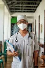 Dr. Willy at the ASRI Medical Center