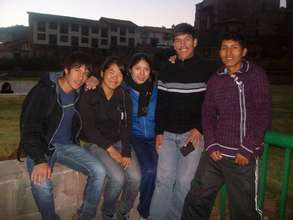 Elvira (3rd from Left) and Ebhert (2nd from Right)