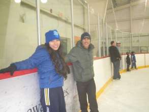 Ebhert & Elvira Learning to Ice Skate in Victoria