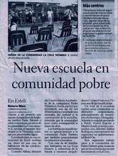 La Prensa Newspaper Announces New School (Espanol)