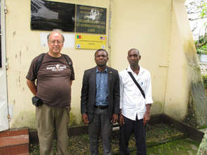 Tom Neuhaus with Director of Agoa and Kila Balon