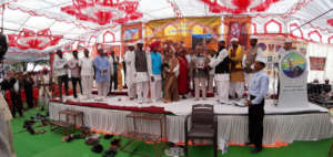 Padmashree Dr Kate Felicitation on camp site