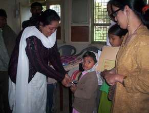 Nutritional laddo distribution Jan 13