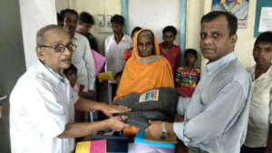 Distribution of blankets