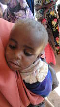 Little boy traveling days without food or water