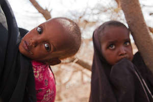 Dahira, 11, and her brother, Mahad, 2