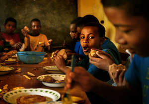 A Healthy Meal at the Drop-In Center