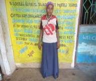 Shukria at school