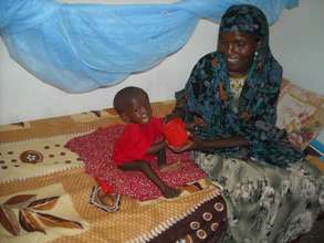 Safe at one of our therapeutic feeding centers