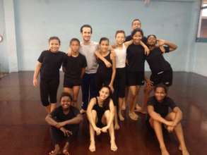 After classes with Diego Alvarez Sanou