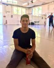 Jaime's first day of training